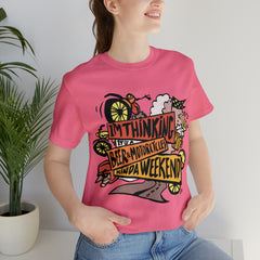 Beer and Motorcycle Shirt | Drink Beer Unisex T-Shirt