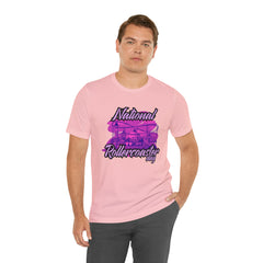 National Rollercoaster Day Pink Shirt | Carnival Ride T-Shirt
