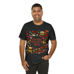 Everything Tastes Better Grilled Shirt | Grilling Love Unisex T-Shirt