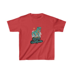 Dinosaur Roaring Through School 6 | School Kindergarten Kids Heavy Cotton™ Tee