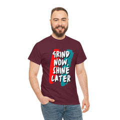 Grind Now, Shine Later Shirt | Hustler In Motion Unisex T-Shirt