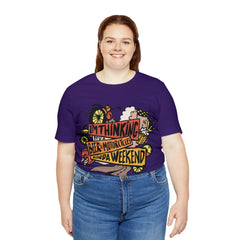 Beer and Motorcycle Shirt | Drink Beer Unisex T-Shirt