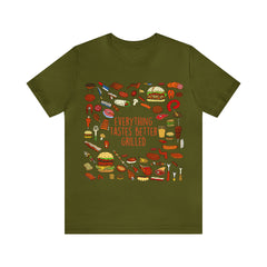 Everything Tastes Better Grilled Shirt | Grilling Love Unisex T-Shirt