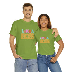 Like A Boss Shirt | Colorful Boss Vibes Statement Tee
