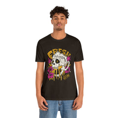 Fresh Beer Skull Shirt | Drink Beer Unisex T-Shirt