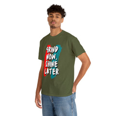 Grind Now, Shine Later Shirt | Hustler In Motion Unisex T-Shirt
