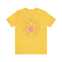 Cancer Crab Zodiac Graphics Shirt | Zodiac Sign Statement T-Shirt
