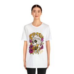 Fresh Beer Skull Shirt | Drink Beer Unisex T-Shirt
