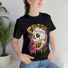 Fresh Beer Skull Shirt | Drink Beer Unisex T-Shirt