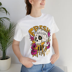 Fresh Beer Skull Shirt | Drink Beer Unisex T-Shirt