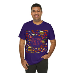 Everything Tastes Better Grilled Shirt | Grilling Love Unisex T-Shirt