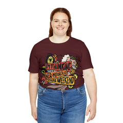 Beer and Motorcycle Shirt | Drink Beer Unisex T-Shirt