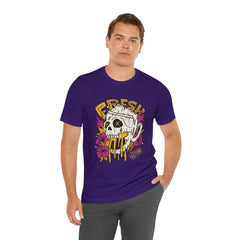 Fresh Beer Skull Shirt | Drink Beer Unisex T-Shirt