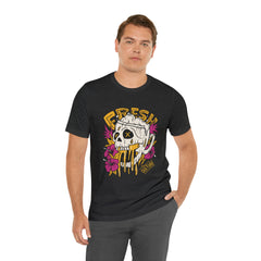 Fresh Beer Skull Shirt | Drink Beer Unisex T-Shirt