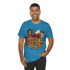 Beer and Motorcycle Shirt | Drink Beer Unisex T-Shirt