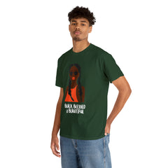 Black Blessed And Beautiful Shirt | Empowered & Beautiful Cotton T-shirt