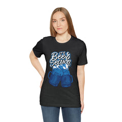 Beer Season Blue Shirt | Drink Beer Unisex T-Shirt