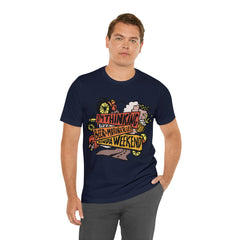 Beer and Motorcycle Shirt | Drink Beer Unisex T-Shirt