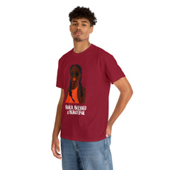 Black Blessed And Beautiful Shirt | Empowered & Beautiful Cotton T-shirt