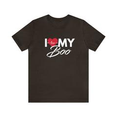 I Love My Boo Shirt | Couple Love T-Shirt, Pair Girlfriend Boyfriend Matching Shirt