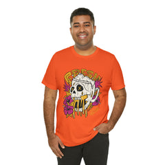 Fresh Beer Skull Shirt | Drink Beer Unisex T-Shirt