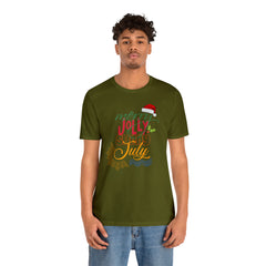 Merry Sunny July Shirt | Christmas in July Statement T-Shirt