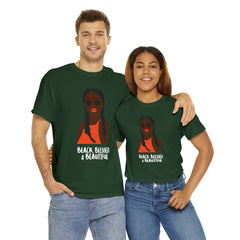 Black Blessed And Beautiful Shirt | Empowered & Beautiful Cotton T-shirt