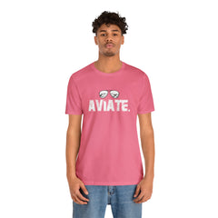 Airplane Pilot Aviate Glasses Shirt | Aviation T-Shirt