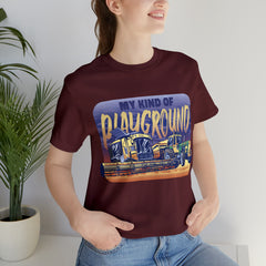 Tractor Farmer Playground Shirt | Tractor Enthusiast Unisex T-Shirt