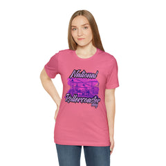 National Rollercoaster Day Pink Shirt | Carnival Ride T-Shirt