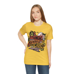 Beer and Motorcycle Shirt | Drink Beer Unisex T-Shirt