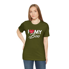 I Love My Boo Shirt | Couple Love T-Shirt, Pair Girlfriend Boyfriend Matching Shirt