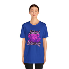 National Rollercoaster Day Pink Shirt | Carnival Ride T-Shirt