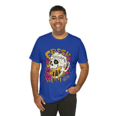 Fresh Beer Skull Shirt | Drink Beer Unisex T-Shirt