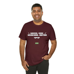 Highschool Survival Mode Shirt | Minecraft School Unisex T-Shirt