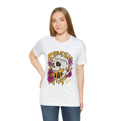 Fresh Beer Skull Shirt | Drink Beer Unisex T-Shirt