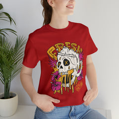Fresh Beer Skull Shirt | Drink Beer Unisex T-Shirt
