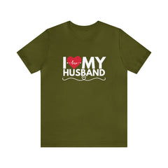 I Love My Husband Shirt | Couple Love T-Shirt, Pair Husband Wife Matching Shirt