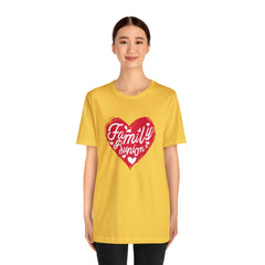 Family Reunion Heart Shirt | Family Love Unisex T-Shirt