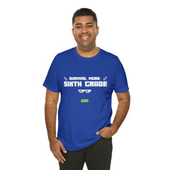 Sixth Grade Survival Mode Shirt | Minecraft School Unisex T-Shirt