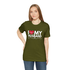 I Love My Husband Shirt | Couple Love T-Shirt, Pair Husband Wife Matching Shirt