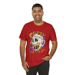 Fresh Beer Skull Shirt | Drink Beer Unisex T-Shirt