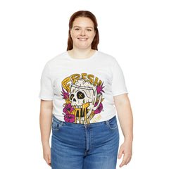 Fresh Beer Skull Shirt | Drink Beer Unisex T-Shirt
