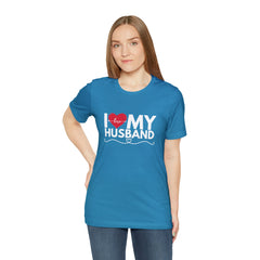 I Love My Husband Shirt | Couple Love T-Shirt, Pair Husband Wife Matching Shirt