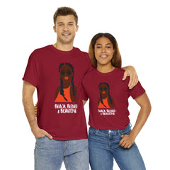 Black Blessed And Beautiful Shirt | Empowered & Beautiful Cotton T-shirt