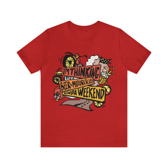 Beer and Motorcycle Shirt | Drink Beer Unisex T-Shirt