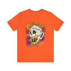 Fresh Beer Skull Shirt | Drink Beer Unisex T-Shirt