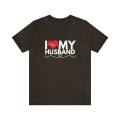 I Love My Husband Shirt | Couple Love T-Shirt, Pair Husband Wife Matching Shirt