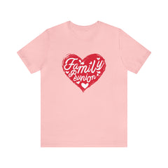 Family Reunion Heart Shirt | Family Love Unisex T-Shirt