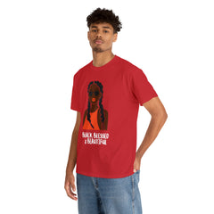 Black Blessed And Beautiful Shirt | Empowered & Beautiful Cotton T-shirt